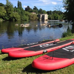 rentals hikes canoë kayak stand up paddle Pedalo Confolens Charente Vienne